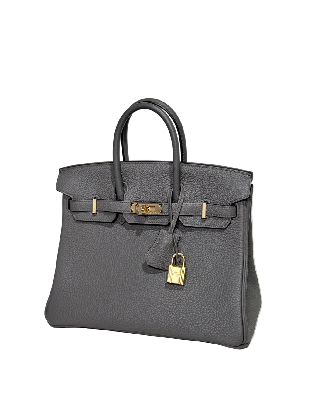 Hermès Birkin 25 Gris Etain Gold Hardware