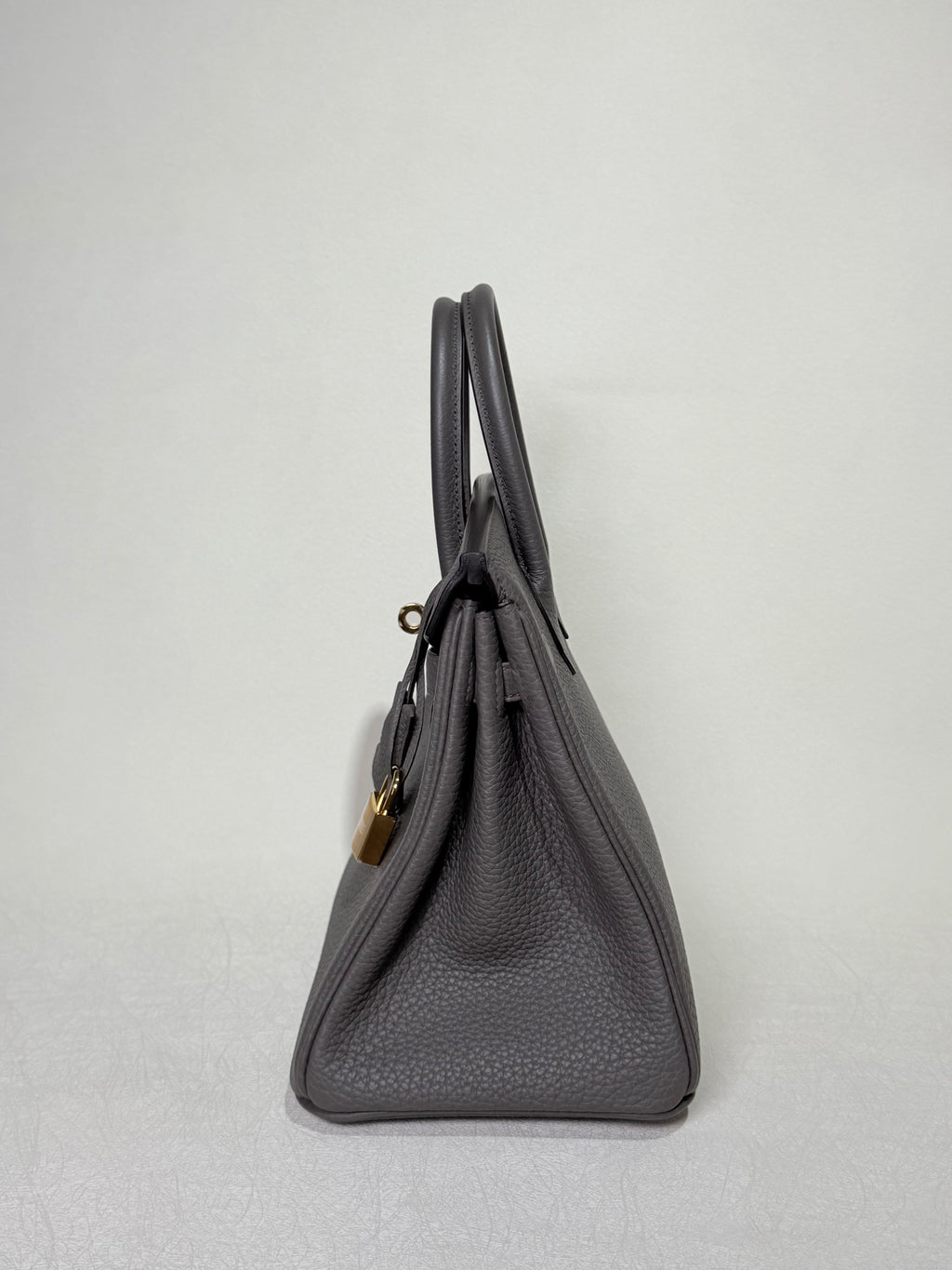 Hermès Birkin 25 Gris Etain Gold Hardware