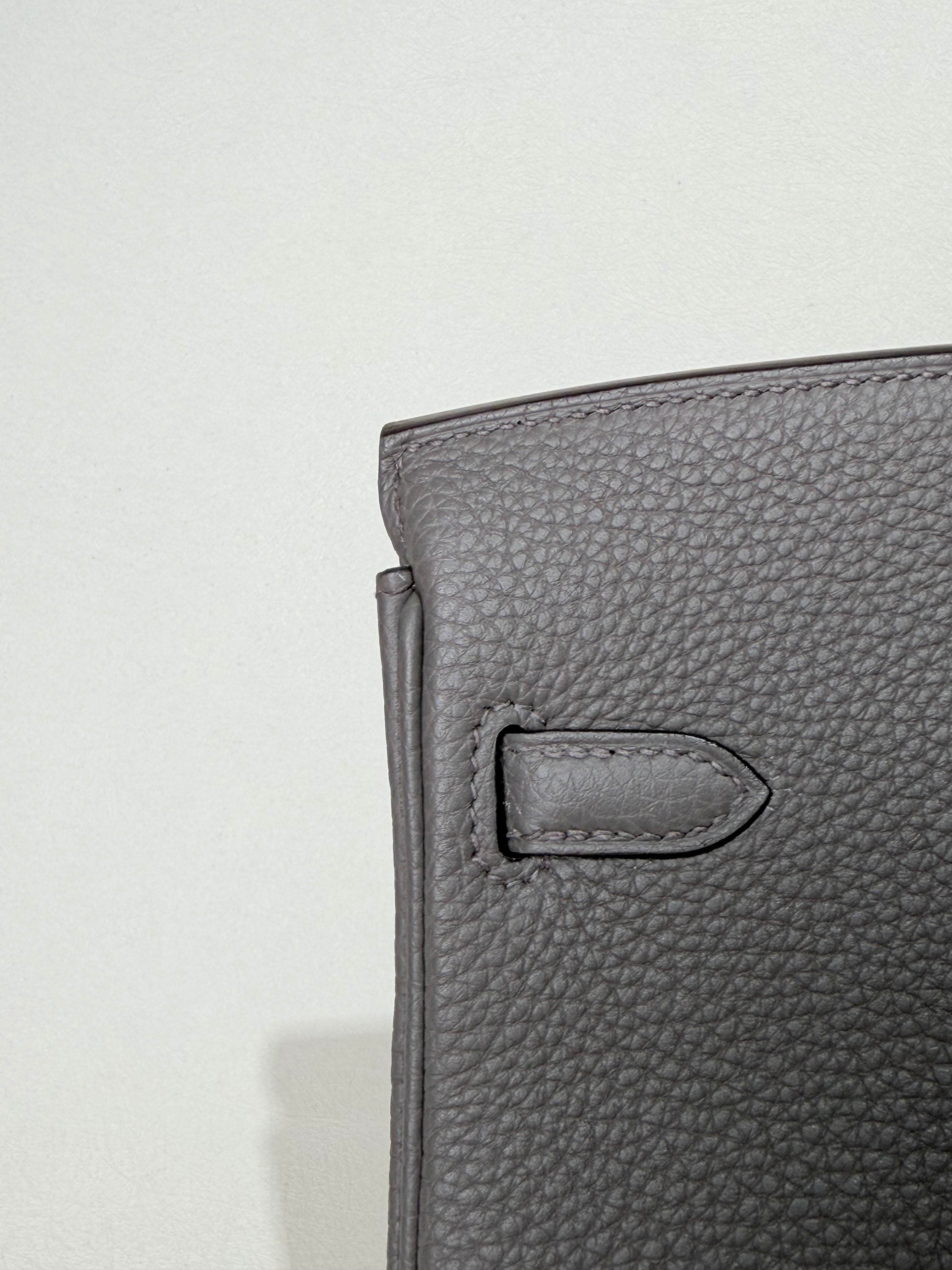 Hermès Birkin 25 Gris Etain Gold Hardware