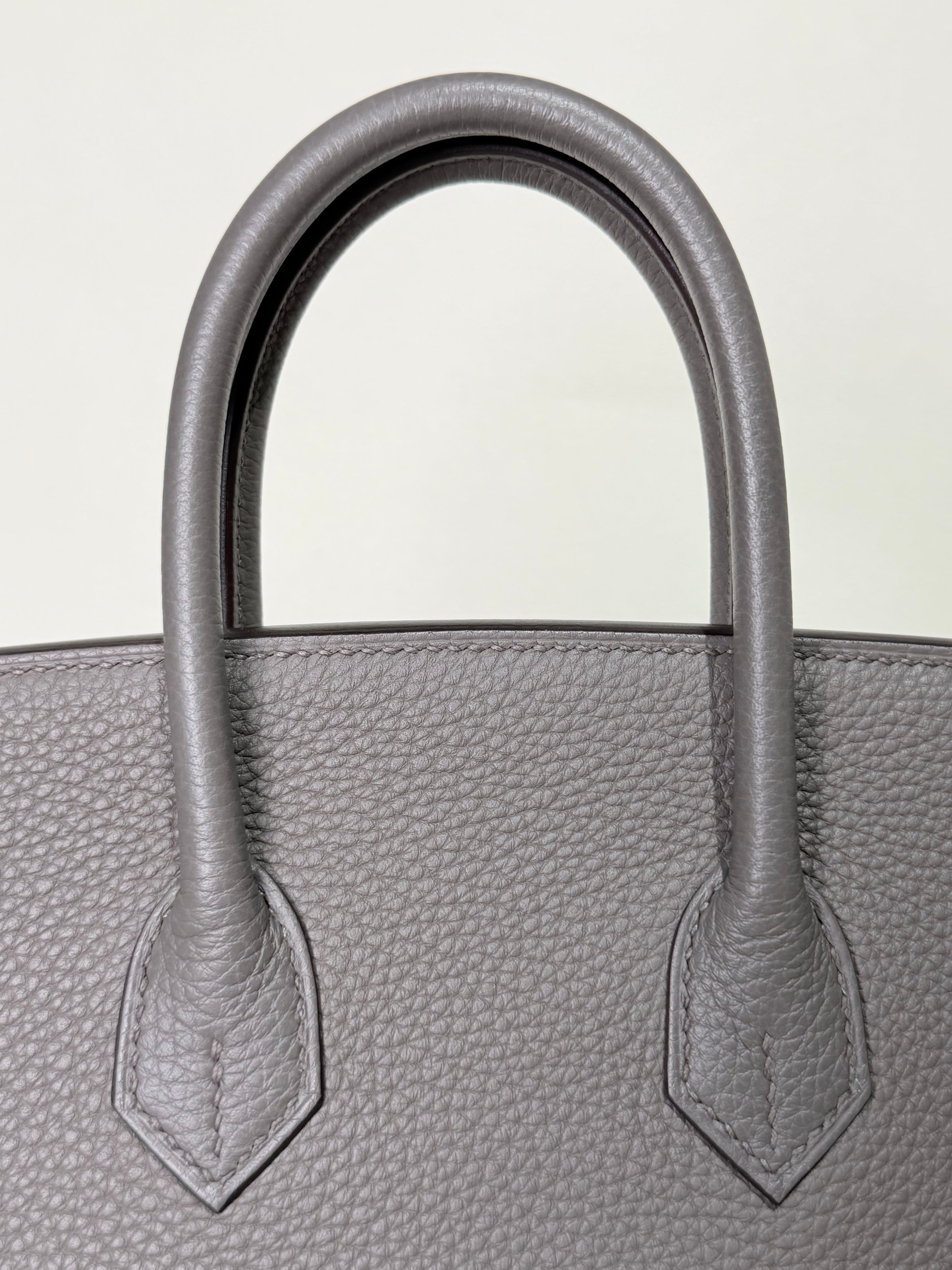 Hermès Birkin 25 Gris Etain Gold Hardware