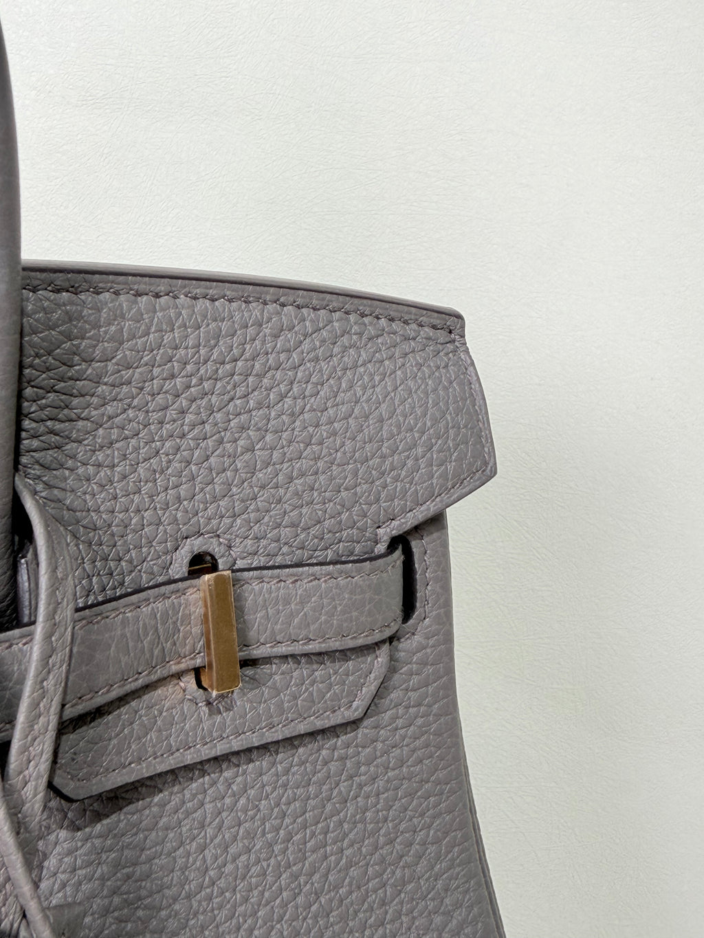 Hermès Birkin 25 Gris Etain Gold Hardware
