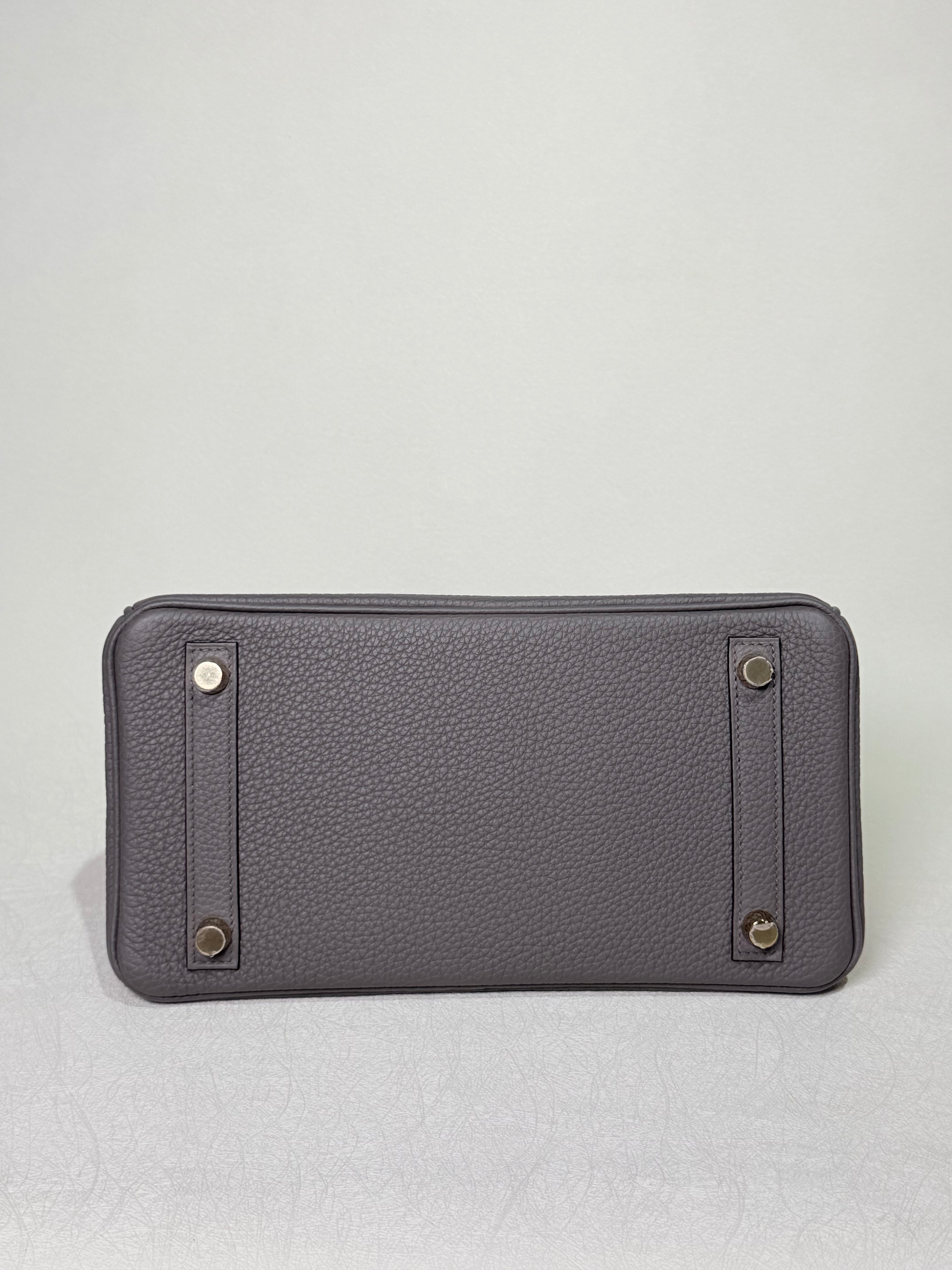 Hermès Birkin 25 Gris Etain Gold Hardware