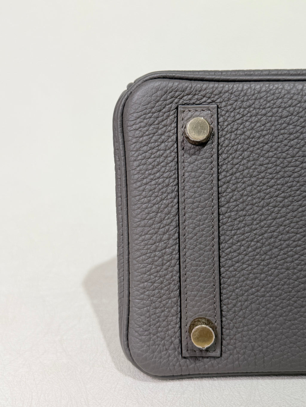Hermès Birkin 25 Gris Etain Gold Hardware