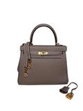 Hermès Kelly 25 in Etoupe Gold Hardware