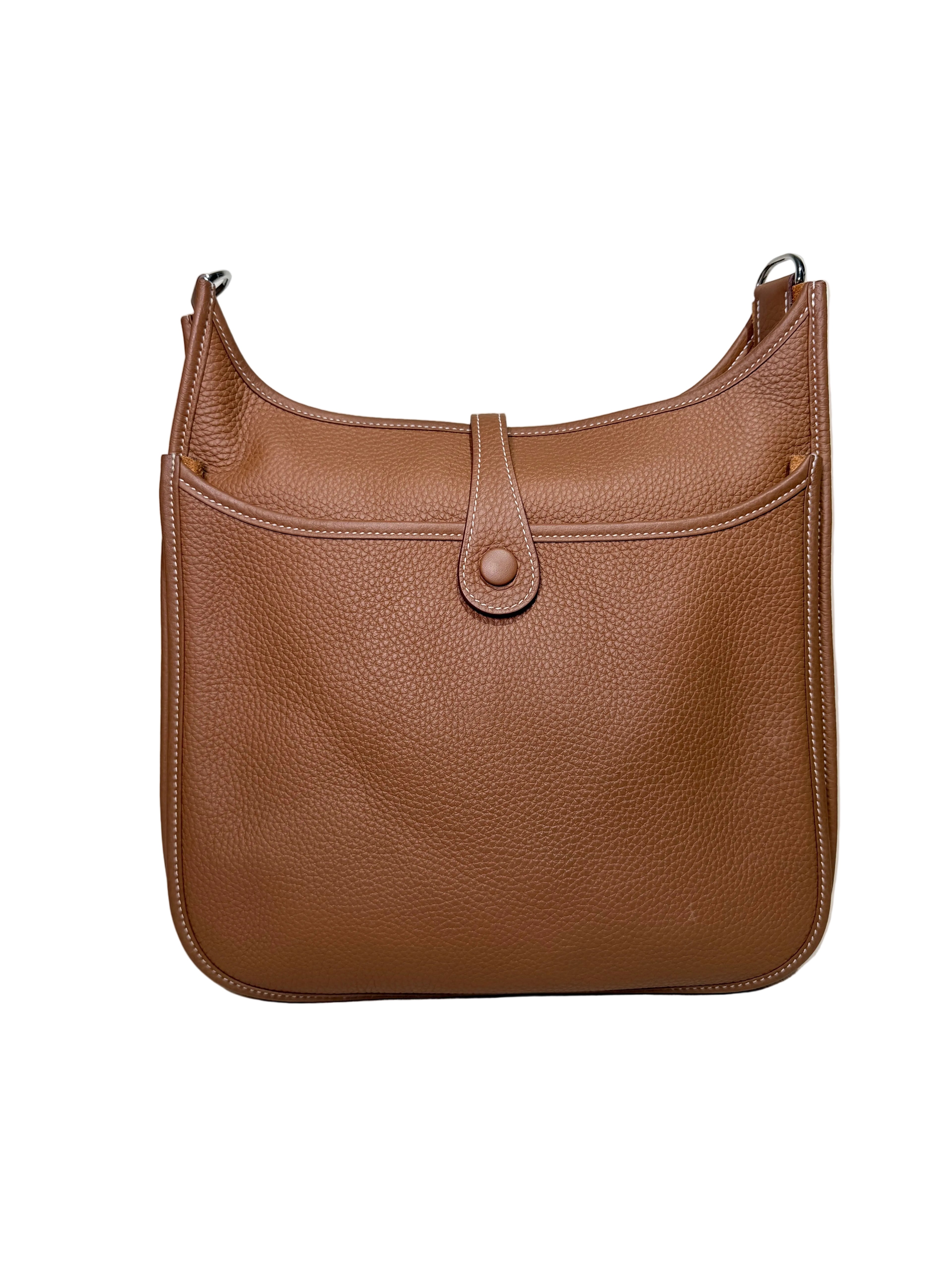 Hermès Evelyne PM Gold on Gold Hardware (Stamp W)