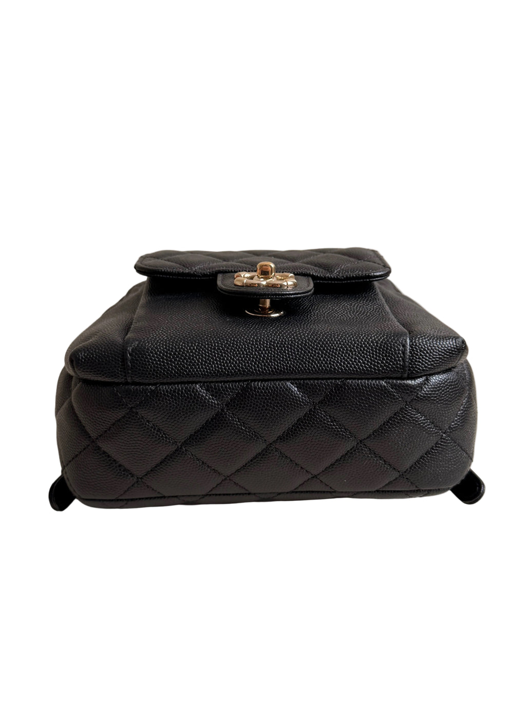 Chanel Mini Day Backpack in Black Caviar Gold Hardware