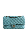 Chanel Medium Classic Double Flap in Tiffany Caviar Gold Hardware