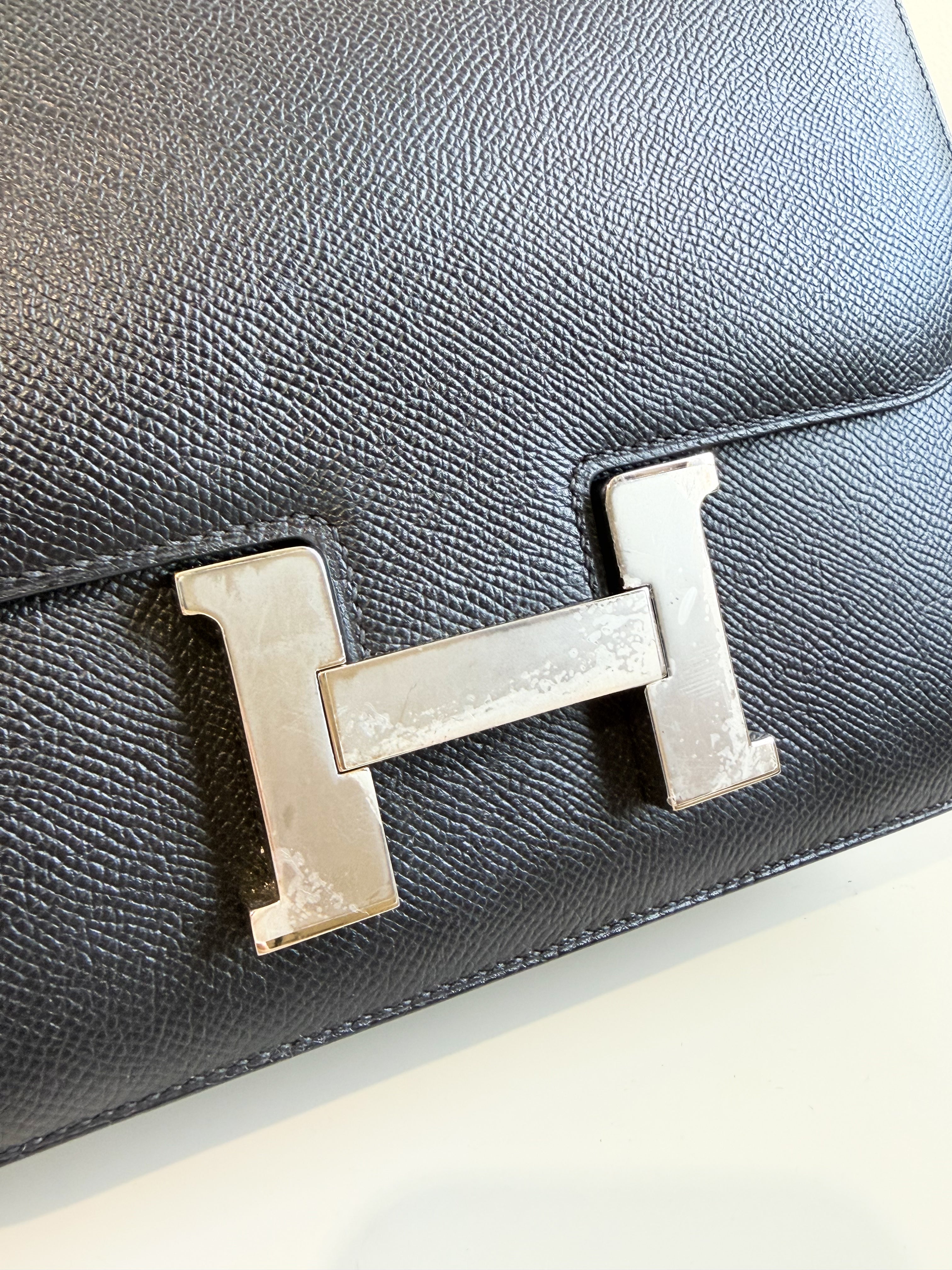 Hermès Constance 24 in Noir Palladium Hardware
