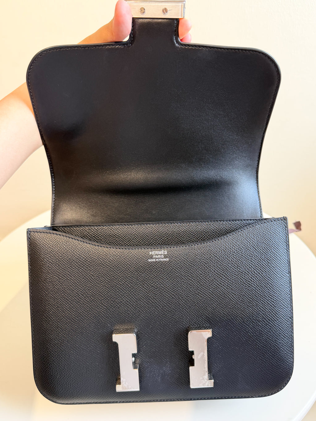 Hermès Constance 24 in Noir Palladium Hardware